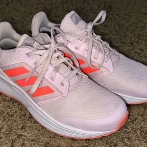 Adidas Galaxy 5 Pink and Coral Athletic Running Shoes Lightweight